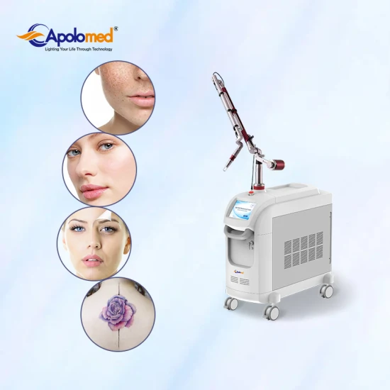 Pico Clinic 1064 / 532 Laser Equipment 300 Pico ND YAG Tattoo Machine for Skin Resurfacing and Pigmentation Removal